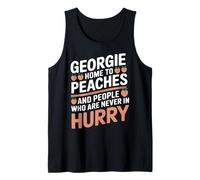 Georgia USA Stato America Viaggi Americano Georgiano Canotta