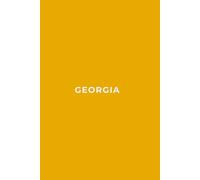GEORGIA WHITE AND GOLD - Premium Lined Journal | 6" x 9" | Soft Cover | 120+ Pages: A High-Quality Writing Notebook - Ideal for School, Work, or Thoughtful Gifts