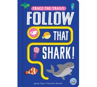 Georgie Taylor Follow That Shark (Libro di cartone) Trace the Trails