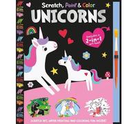 Georgie Taylor Scratch, Paint & Color Unicorns (Copertina rigida)