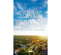 Georgios O. Tsoba Sustaining Communities: Prospects and Chal (Copertina rigida)