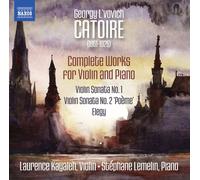 Georgy L'vovich Ca Georgy L'vovich Catoire: Complete Works for Violin and (CD)