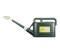 Geosism & Nature Annaffiatoio Verde Scuro in plastica Giapponese con Rosa in Metallo per Piante e Bonsai, 6 lt