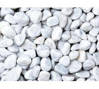 Geosism & Nature Ciottoli, Sassi per Giardino, Bianco Carrara 60-100 mm (1200 kg)