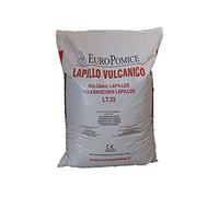 GEOSISM & NATURE - Lapillo vulcanico rosso, 100% naturale, per giardinaggio, drenaggio, pacciamatura, vasi e terrari (3/5 mm, Singolo - 33 lt)