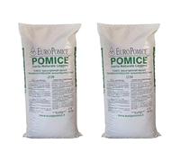 GEOSISM & NATURE - Pomice per piante, pomice vulcanica, per floricoltura e giardinaggio, ideale per vasi, orto e bonsai (3/7 mm - 2 sacchi - 50LT)