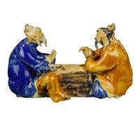 Geosism & Nature Statuina da compagnia per bonsai, anziani giocatori 9x4x5,5 cm - CA-6B