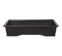 Geosism & Nature Vaso Giapponese rettangolare in plastica marrone per bonsai 31x21,5x5,5 cm - PG7