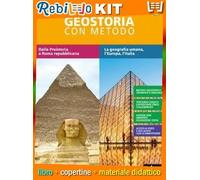 GEOSTORIA CON METODO 1 (9788824779067) - Libro Scolastico + Kit Scuola con Copertine Rebillo