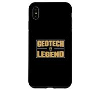 Geotech Legend Divertente Ingegneria Geotecnica Ingegnere Civile Custodia per iPhone XS Max
