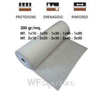 Geotessuto drenante tessuto non tessuto anti erbacce telo antiradice 300 gr/mq
