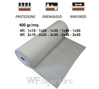 Geotessuto drenante tessuto non tessuto anti erbacce telo antiradice 400 gr/mq