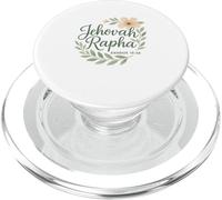 Geova Rapha Cristiano Floreale Bibbia Versetto Esodo 15:26 PopSockets PopGrip per MagSafe