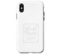 Geova Rapha Esodo 15:26 Versetto Bibbia Guarigione Custodia per iPhone X/XS