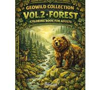 GeoWild Collection Vol. 2 - Forest: A Geometric Woodland Coloring Book for Adults: 35 Unique Polygonal Forest Animals and Nature Designs for Stress Relief and Creative Relaxation