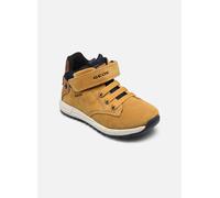 Geox B Alben Boy C, Sneakers Bambini e ragazzi, Giallo/Blu (Yellow/Navy), 27 EU