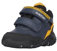 Geox B Baltic Boy B ABX A, Scarpe da Ginnastica Bimbo 0-24, Navy Ochreyellow, 20 EU