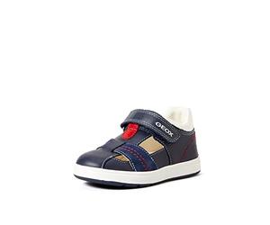 Geox B Biglia Boy A, Primi Passi Bimbo 0-24, Blu/Bianco (Navy/White), 19 EU