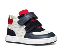 Geox B BIGLIA Boy A, Scarpe da Ginnastica Bimbo 0-24, White/Navy, 21 EU