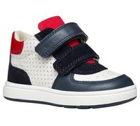 Geox B BIGLIA Boy A, Scarpe da Ginnastica Bimbo 0-24, White/Navy, 21 EU
