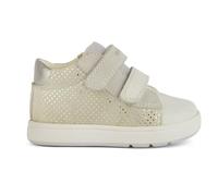 Geox B Biglia Girl C, Scarpe da ginnastica Bimba 0-24, Off White Silver, 25 EU