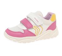 Geox B Ciufciuf Girl A, Scarpe da Ginnastica Bambina, White Dk Pink, 27 EU