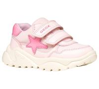 Geox B CIUFCIUF Girl A Sneaker, LT Pink/Fucsia, 24 EU