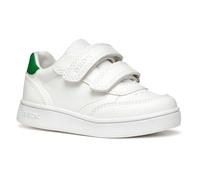 Geox B ECLYPER Boy A, Scarpe da Ginnastica Bimbo 0-24, White/Green, 21 EU