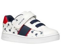 Geox B ECLYPER Boy A - Scarpe da Ginnastica Baby - Jungen, White/Red,