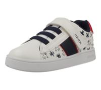 Geox B ECLYPER Boy A Sneaker, Bianco/Rosso, 25 EU