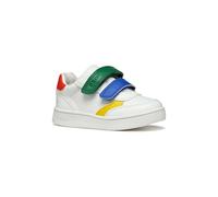 Geox B ECLYPER Boy A Sneaker, Bianco/Verde, 20 EU
