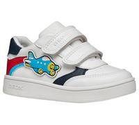 Geox B ECLYPER Boy C Sneaker, Bianco/Rosso, 26 EU