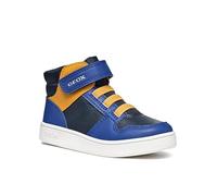 Geox B Eclyper Boy, Scarpe da Ginnastica Bimbo 0-24, Nero Dk Yellow, 23 EU