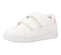 Geox B Eclyper Girl A, Scarpe da ginnastica Bimba 0-24, Bianco (White/Lt Pink), 25 EU