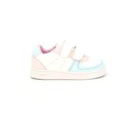 Geox B ECLYPER Girl A, Scarpe da Ginnastica Bimba 0-24, White/Aqua, 24 EU