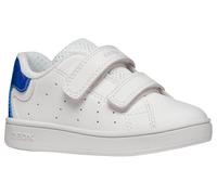 Geox B ECLYPER Girl A Sneaker, Bianco/Blu, 20 EU