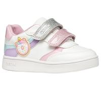 Geox B ECLYPER Girl B Sneaker, Optic White/LT Lilac, 23 EU