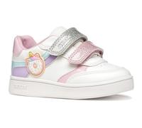 Geox B ECLYPER Girl B Sneaker, Optic White/LT Lilac, 24 EU