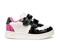 Geox B Eclyper Girl, Scarpe da Ginnastica Bimba 0-24, Bianco Nero, 24 EU
