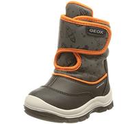 Geox B Flanfil Boy B Abx, Stivaletti Bambini e ragazzi, Nero/Arancione (Black/Fluo Orange), 20 EU