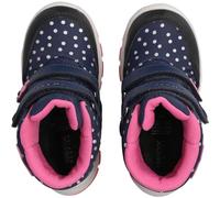 Geox B Flanfil Girl B ABX, Caviglia Barca Bimba 0-24, Navy Fuchsia, 20 EU