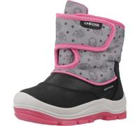 Geox B FLANFIL Girl B ABX, Scarpone da Neve Bambina, Black/Fuchsia, 27 EU