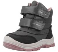 Geox B FLANFIL Girl B ABX, Scarpone da Neve Bimba 0-24, Anthracite/Dk Pink, 21 EU