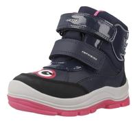 Geox B FLANFIL Girl B ABX, Scarpone da Neve Bimba 0-24, Navy/Fuchsia, 22 EU
