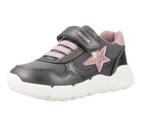 Geox B Flexyper Mini Girl, Scarpe da Ginnastica Bambina, Dk Grey Lt Rose, 27 EU