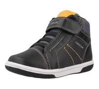 Geox B FLICK BOY A, Scarpe Primi Passi Bimbo 0-24, BLACK/CURRY, 20 EU