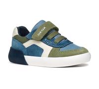Geox B GISLI Boy B Scarpe da Ginnastica, Sage/Avio, 7 UK Child Baby-Jungen