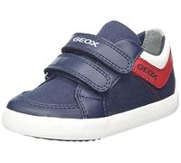 Geox B Gisli Boy B, Sneakers Bambini e ragazzi, Blu/Rosso (Navy/Dk Red), 20 EU