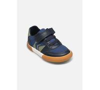 Geox Ragazzo B GISLI Boy A Sneaker, Navy/Olive, 21 EU