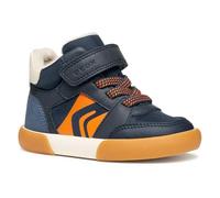 Geox B Gisli Boy, Scarpe da Ginnastica Bimbo 0-24, Navy Dk Orange, 22 EU
